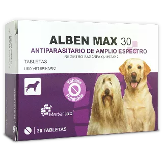 Alben Max 30 30 tabletas