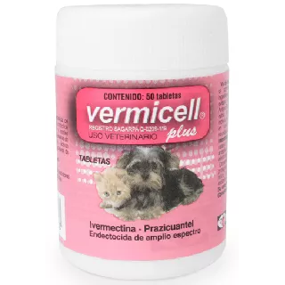 Vermicell Plus 50 tabletas